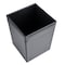Dacasso Classic Black Leather Square Waste Basket AG-1003 - alternate 4